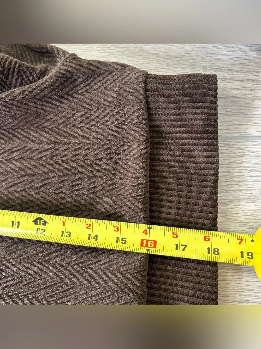 ALO YOGA Winter Break Micro Corduroy Top & Wide Leg Pant Lounge Set Espresso S